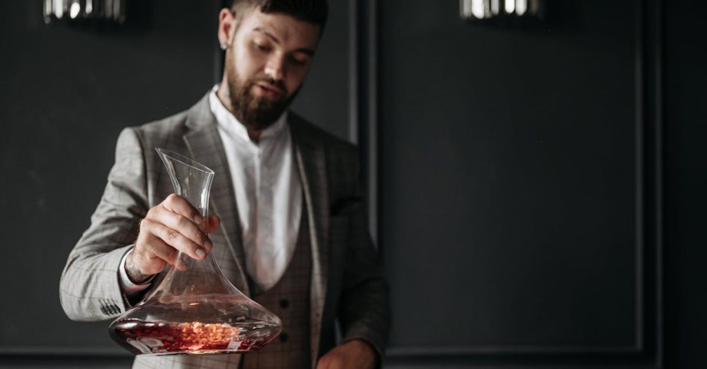 découvrez notre carafe à vin élégante, conçue pour aérer et sublimer vos vins rouges et blancs, assurant une dégustation optimale à chaque occasion.