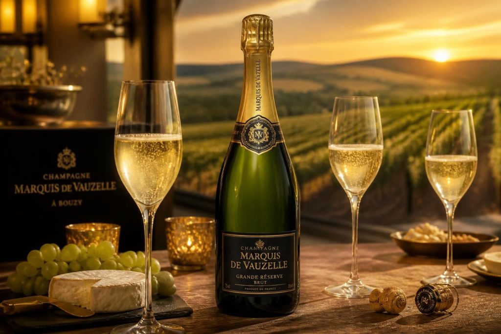 découvrez l'élégance du champagne marquis de vauzelle, alliant finesse et saveurs uniques pour des moments d'exception.