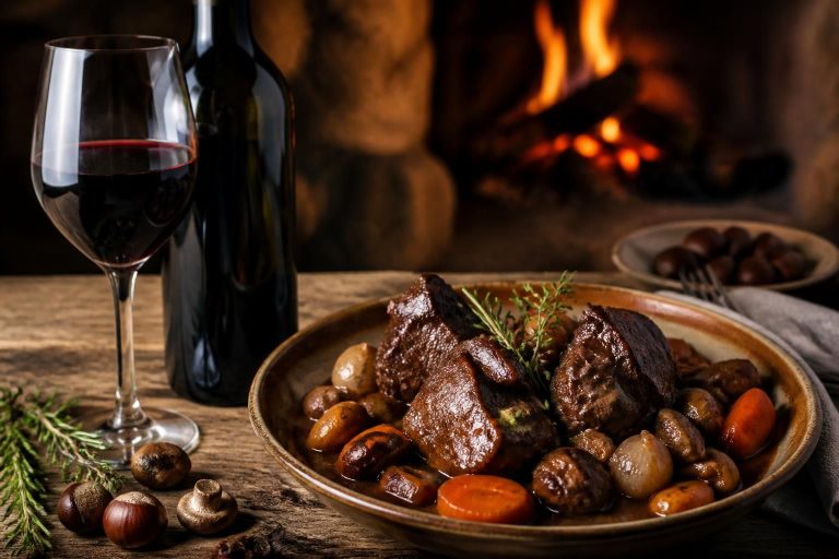découvrez quel vin accompagner idéalement un plat de sanglier pour sublimer ses saveurs robustes et rustiques.