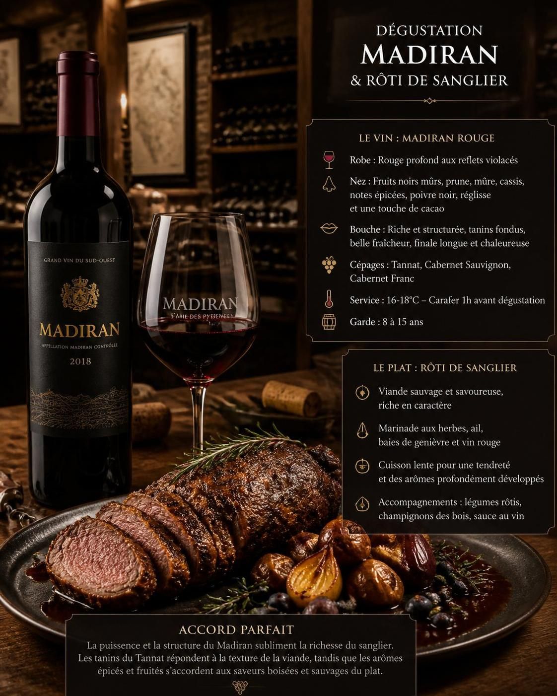 découvrez quel vin accompagner parfaitement un plat de sanglier pour sublimer ses saveurs robustes et authentiques. conseils et accords mets-vins idéaux.
