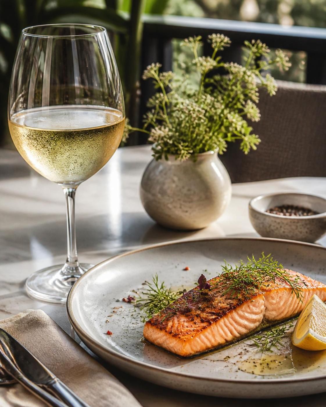 découvrez quel vin choisir pour sublimer un plat de saumon, avec nos conseils d'accords mets et vins adaptés à toutes les préparations.