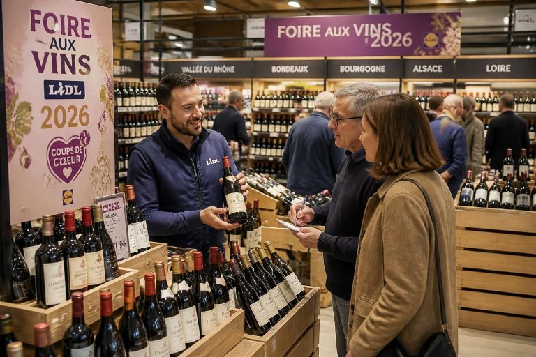 découvrez les coups de cœur incontournables de la foire aux vins 2026 chez lidl. profitez des meilleures sélections à prix imbattables pour enrichir votre cave.
