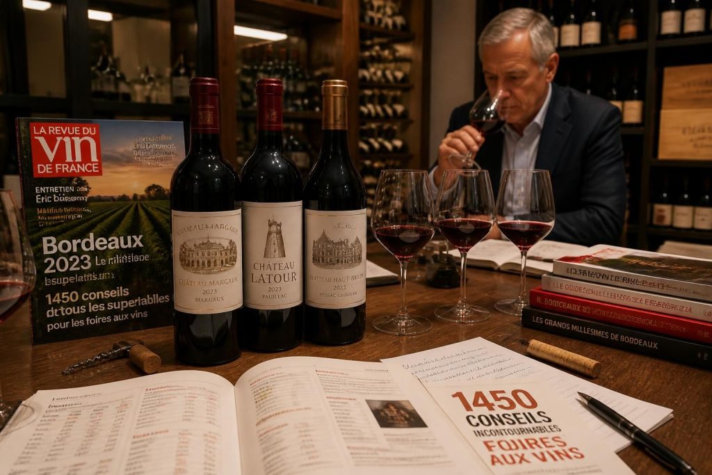 découvrez dans le numéro de septembre de la rvf : 1450 conseils indispensables pour réussir vos foires aux vins, un entretien exclusif avec éric boissenot, et les secrets des bordeaux 2023 à ne pas manquer.