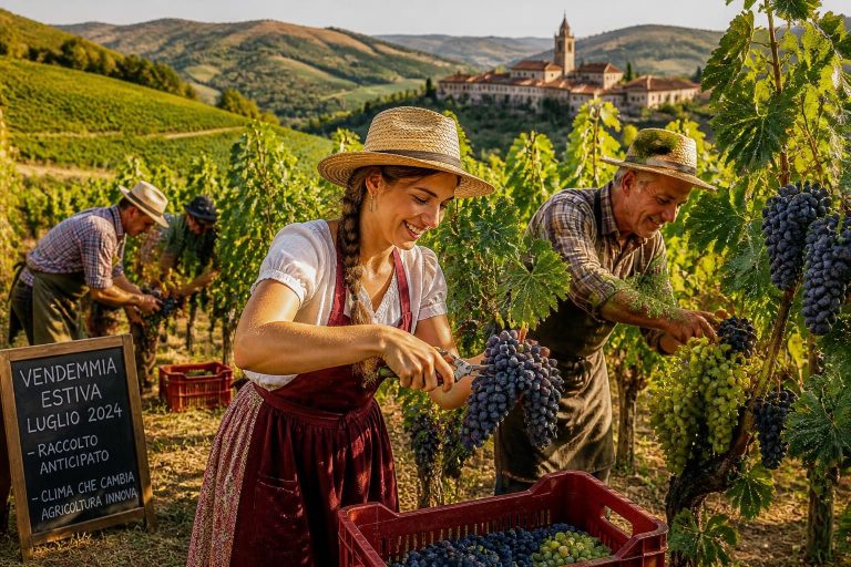 découvrez les vendanges inédites dans le nord de l'italie avec un coup d'envoi historique dès juillet, marquant une nouvelle saison viticole exceptionnelle.