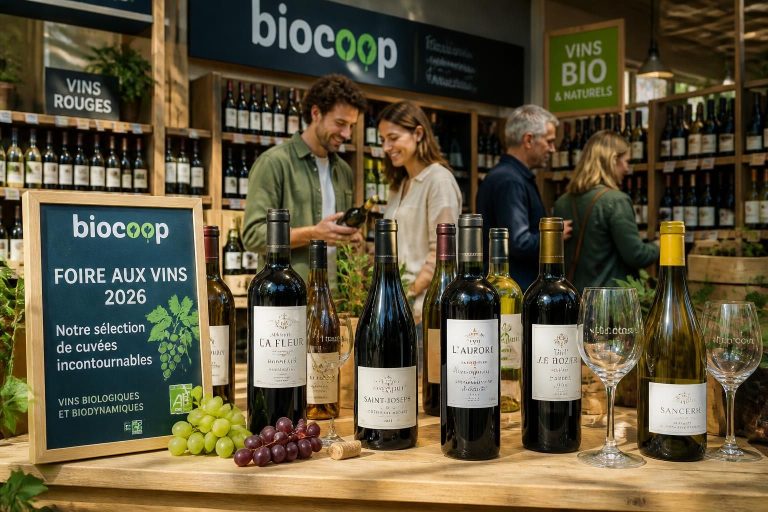 découvrez la foire aux vins 2026 chez biocoop et profitez de notre sélection exclusive de cuvées incontournables, 100% bio et engagées pour un plaisir authentique.