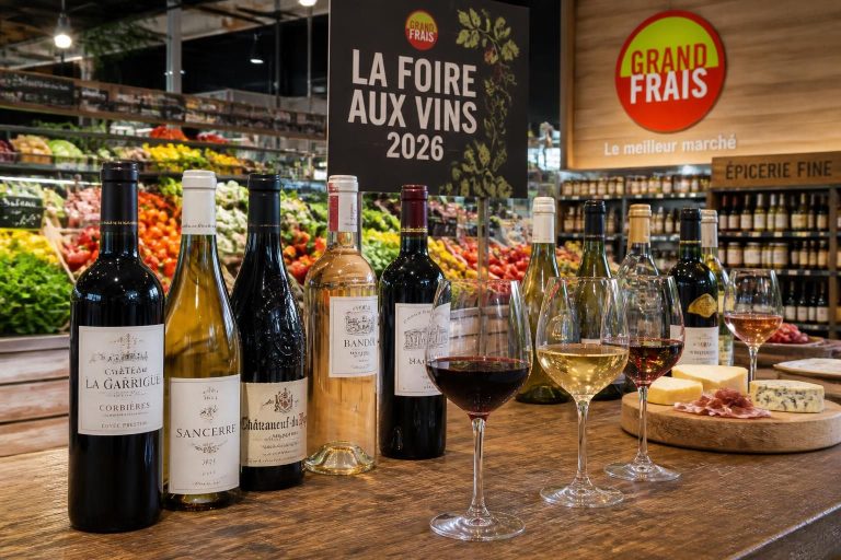 découvrez la foire aux vins 2026 chez grand frais : une sélection exceptionnelle de cuvées rares et savoureuses pour tous les amateurs de vin.