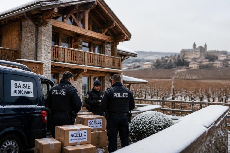 découvrez les détails de la saisie d’un chalet à megève liée à une escroquerie de 1,8 million d’euros impliquant châteauneuf-du-pape.
