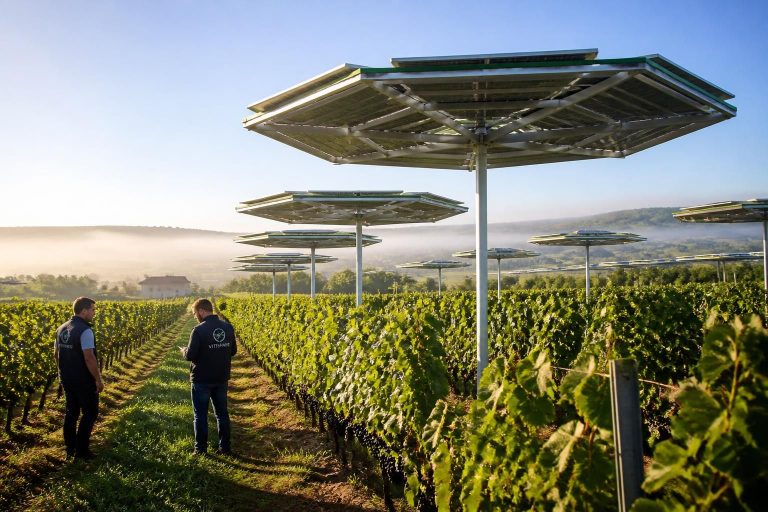 découvrez en bourgogne l'innovation des « parasols » conçus pour lutter efficacement contre le réchauffement climatique et protéger l'environnement.