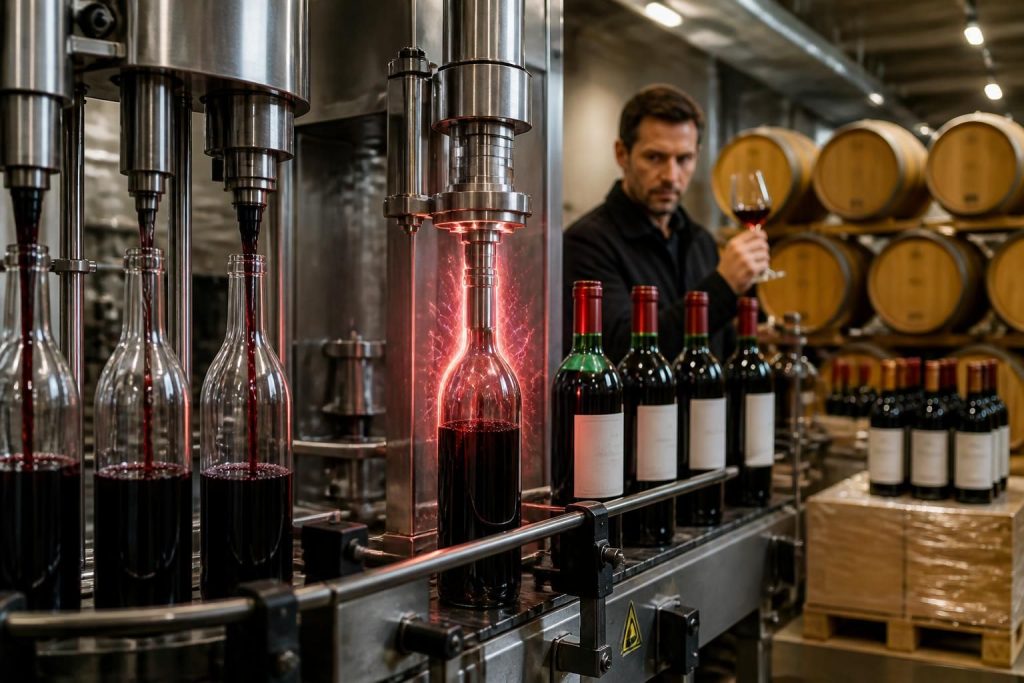 découvrez comment la mise en bouteilles crée un choc inattendu qui transforme le vin, révélant ses arômes et affinant sa qualité pour une expérience gustative unique.