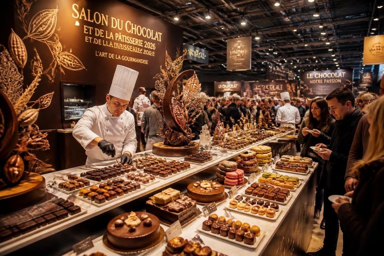 découvrez le salon du chocolat et de la pâtisserie 2026, l'événement incontournable pour les amateurs de douceurs, où excellence et accords gourmands se rencontrent pour une expérience unique.